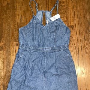 American Eagle Jean Romper